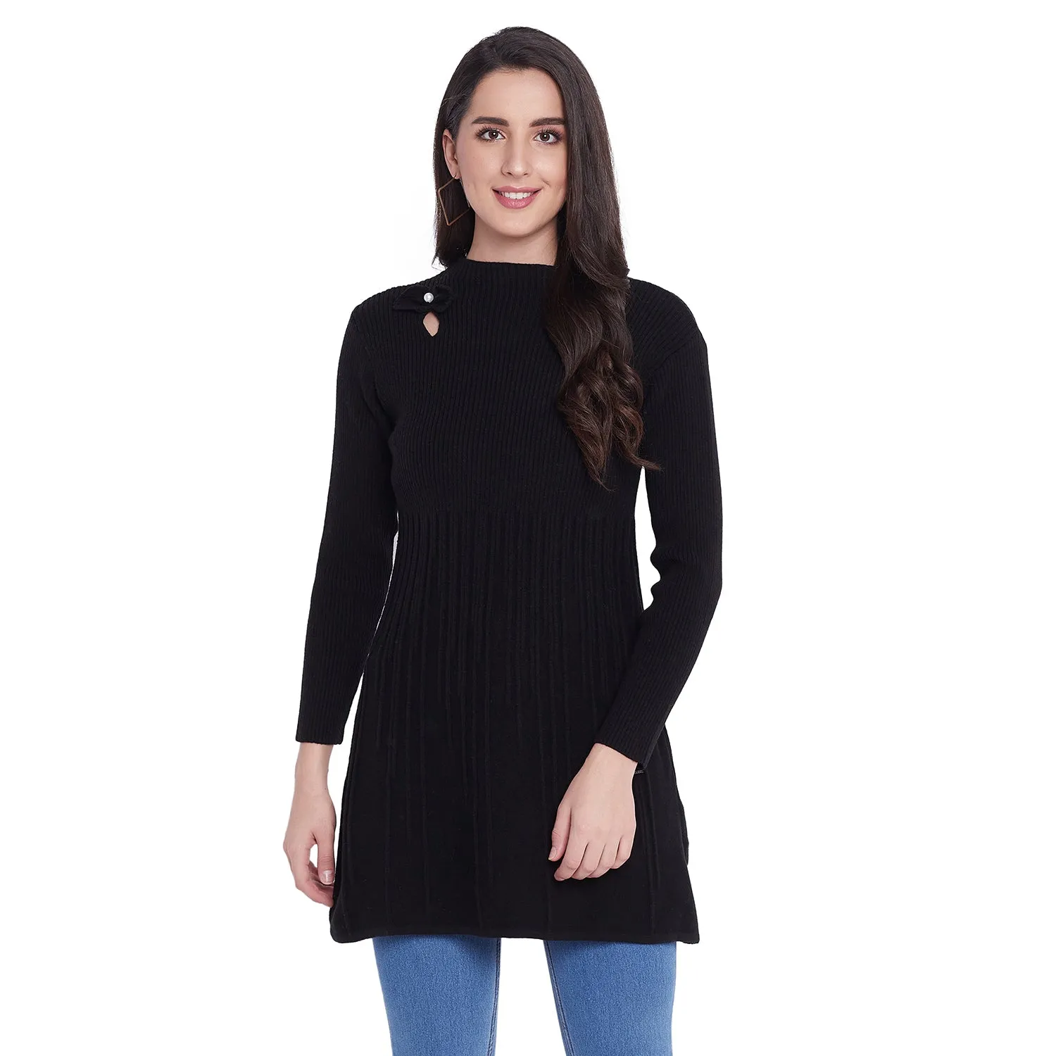Duke Stardust Women Full Sleeve Sweater (SDS961)