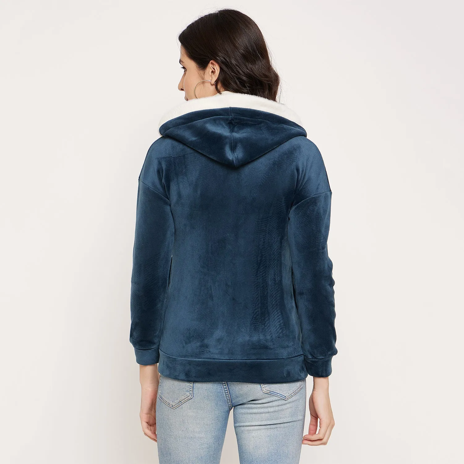 Duke Stardust Women Hooded Zipper Sweatshirt (LFX944)