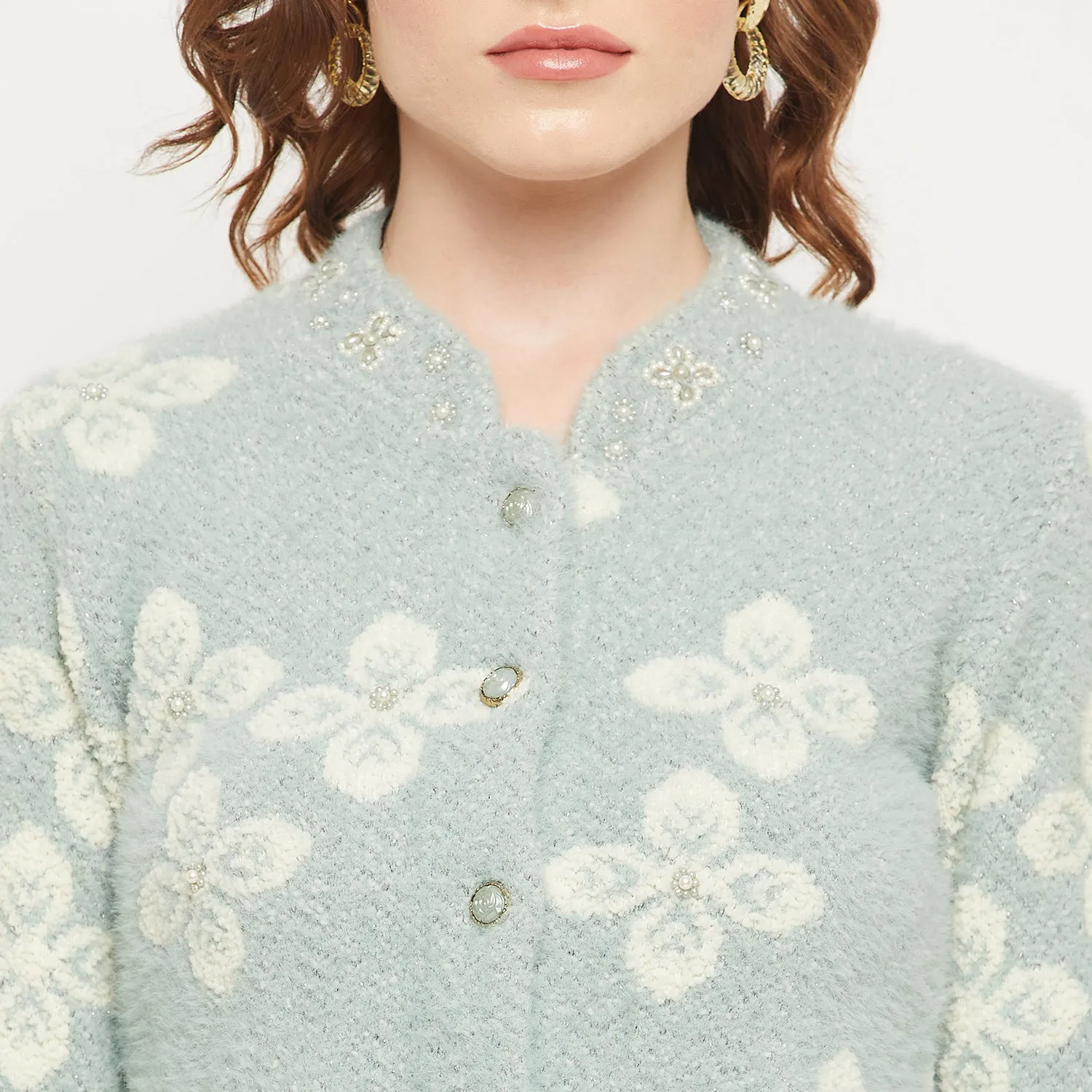 Duke Stardust Women Self Design Cardigan (SDS1043)
