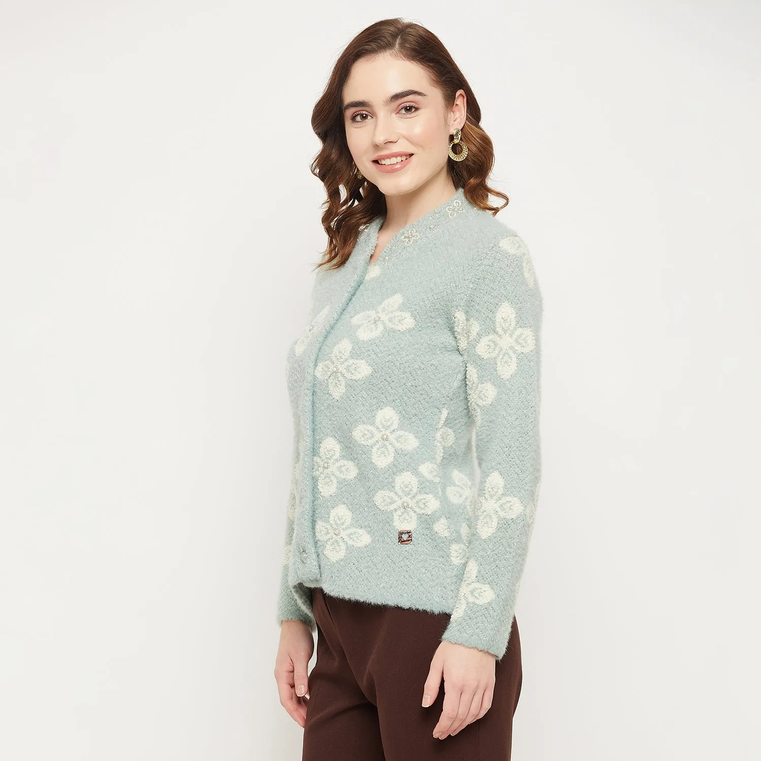 Duke Stardust Women Self Design Cardigan (SDS1043)