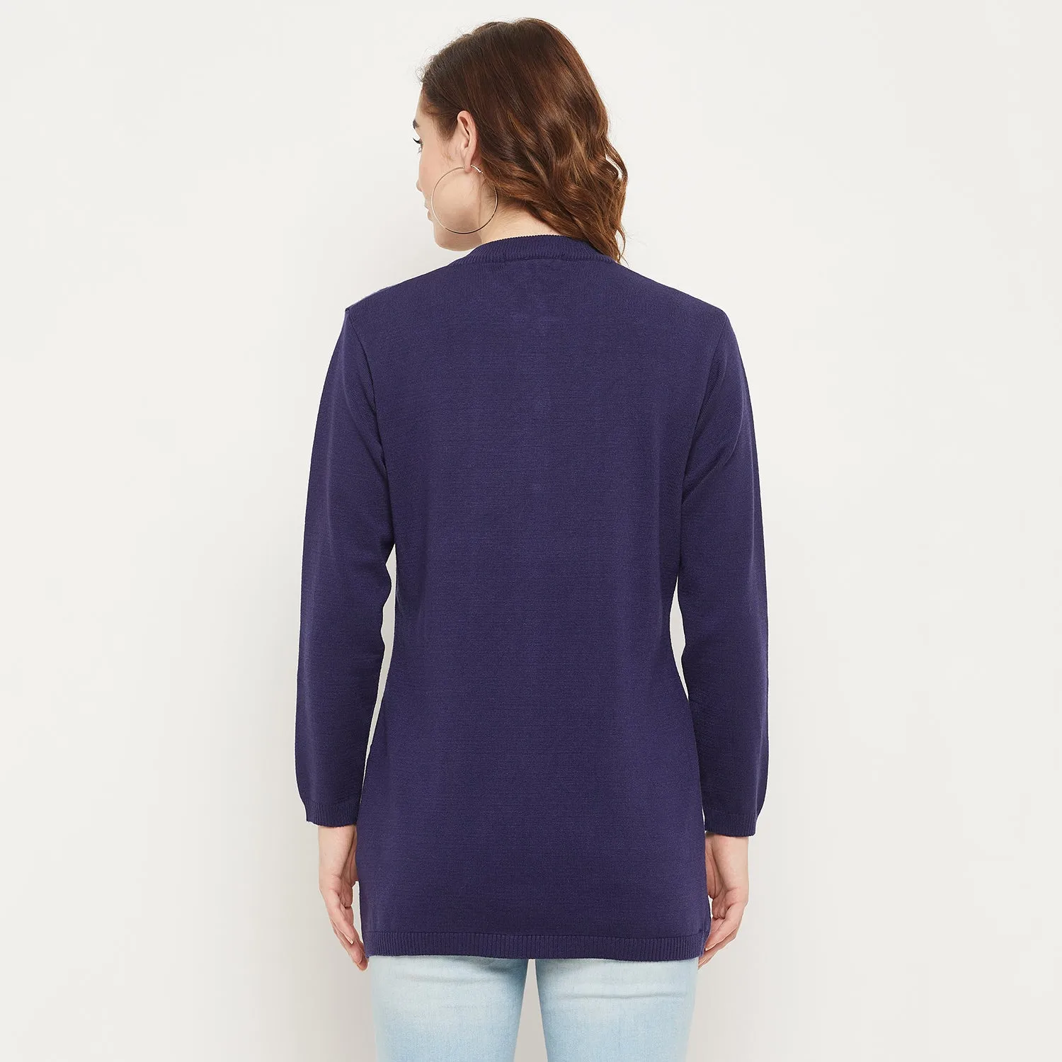 Duke Stardust Women Self Design Cardigan (SDS9757)