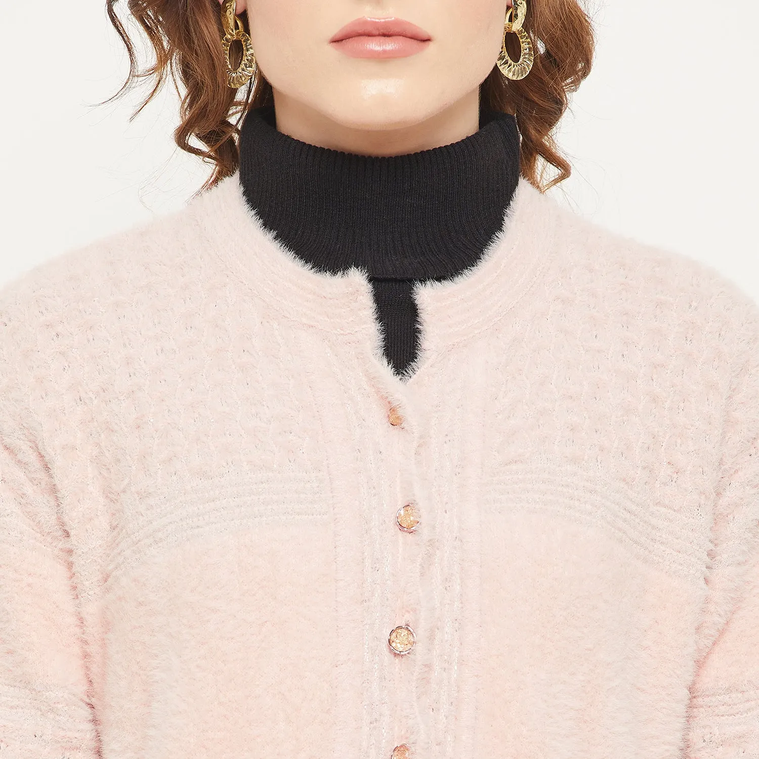 Duke Stardust Women Solid Cardigan (SDS9721)