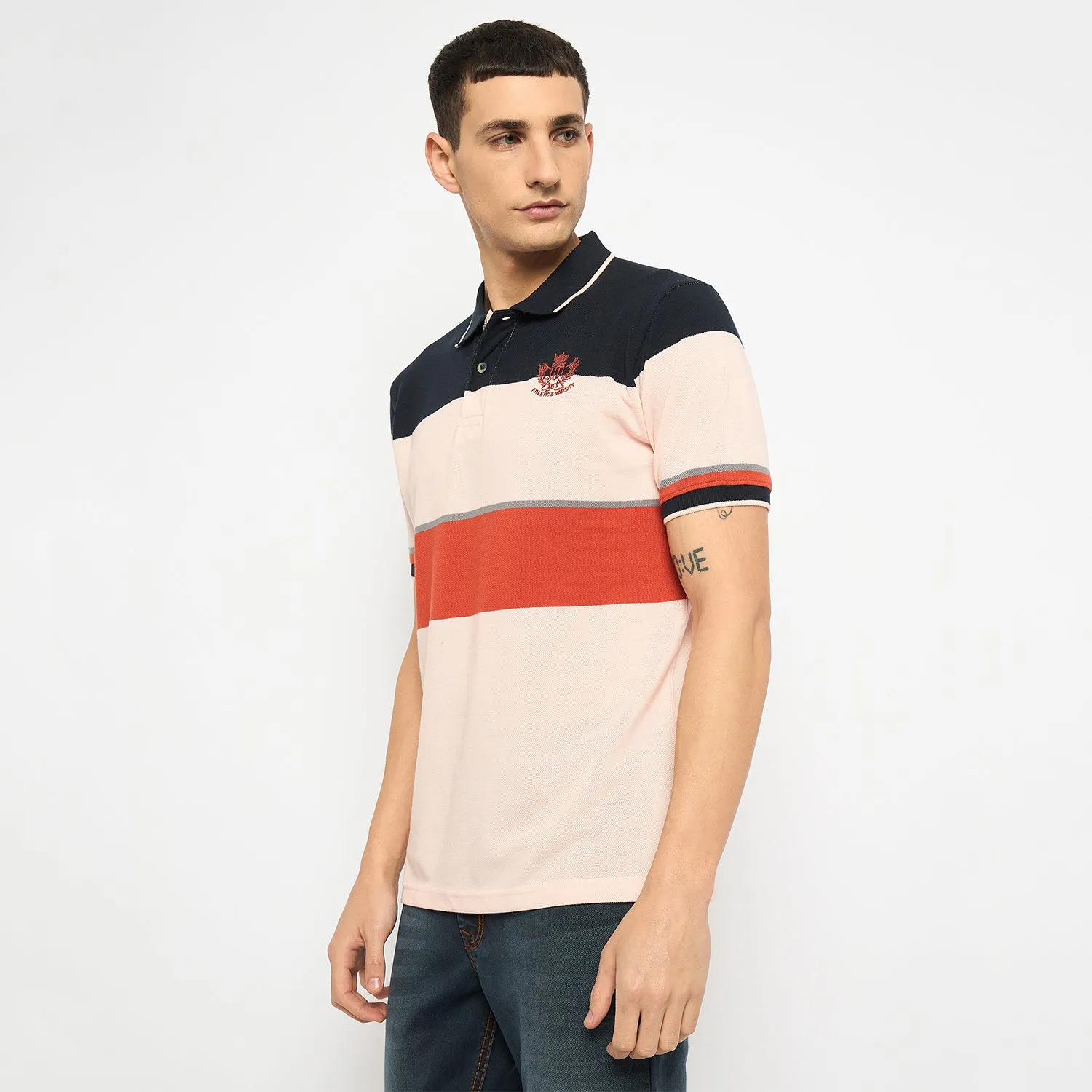 Duke Urban Men Half Sleeve Cotton Tshirt (LF7003)