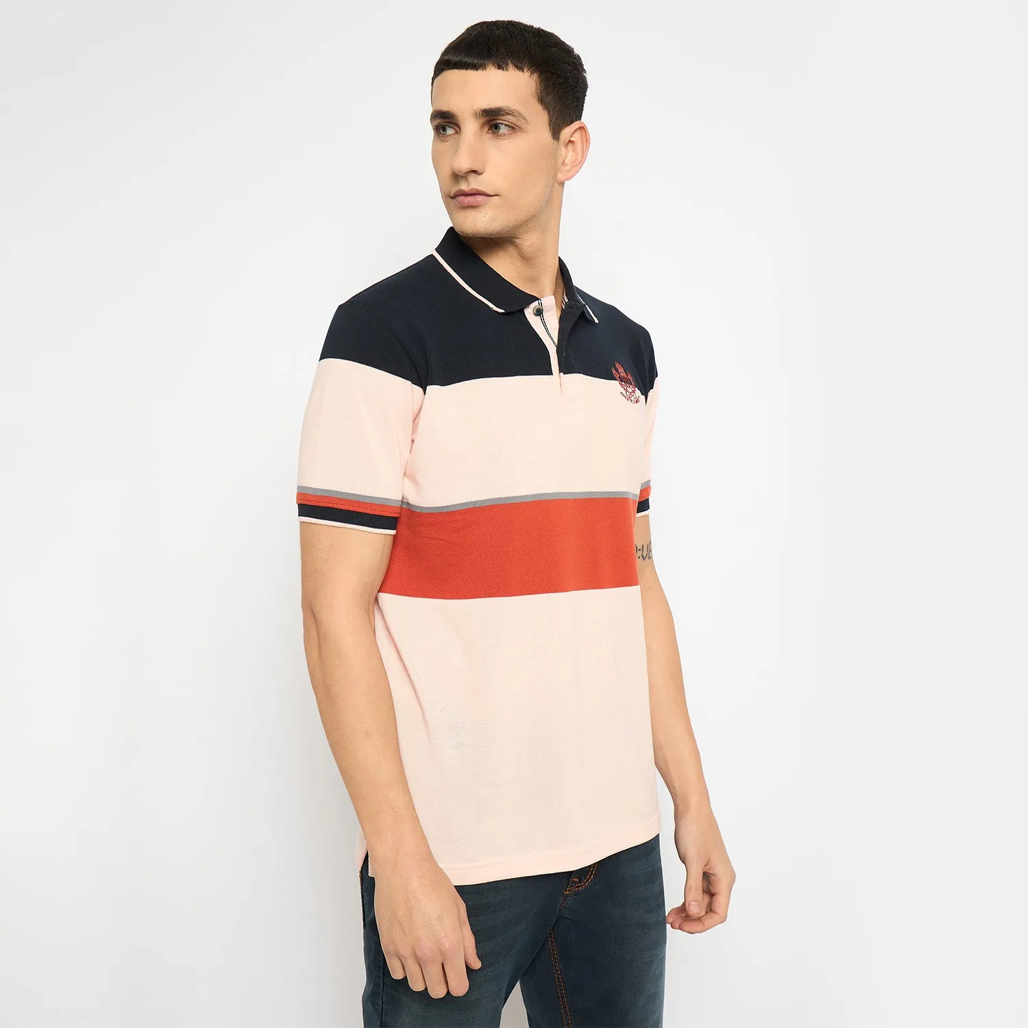Duke Urban Men Half Sleeve Cotton Tshirt (LF7003)