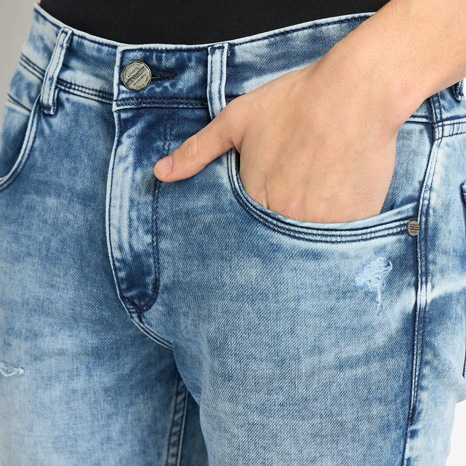 Duke Urban Men Regular Fit Stretchable Jeans (SDD5524)