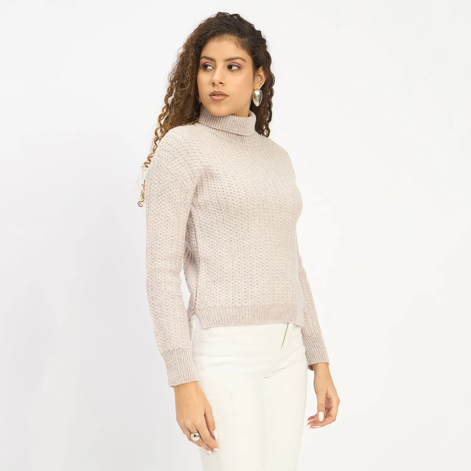 Duke Urban Women Full Sleeve Turtle Neck Sweater (SDS1241N)