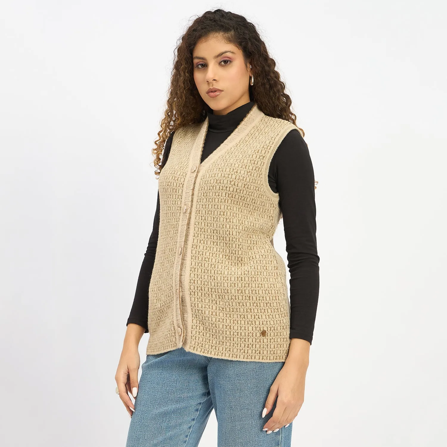 Duke Urban Women Sleeveless Cardigan (SDS1267N)