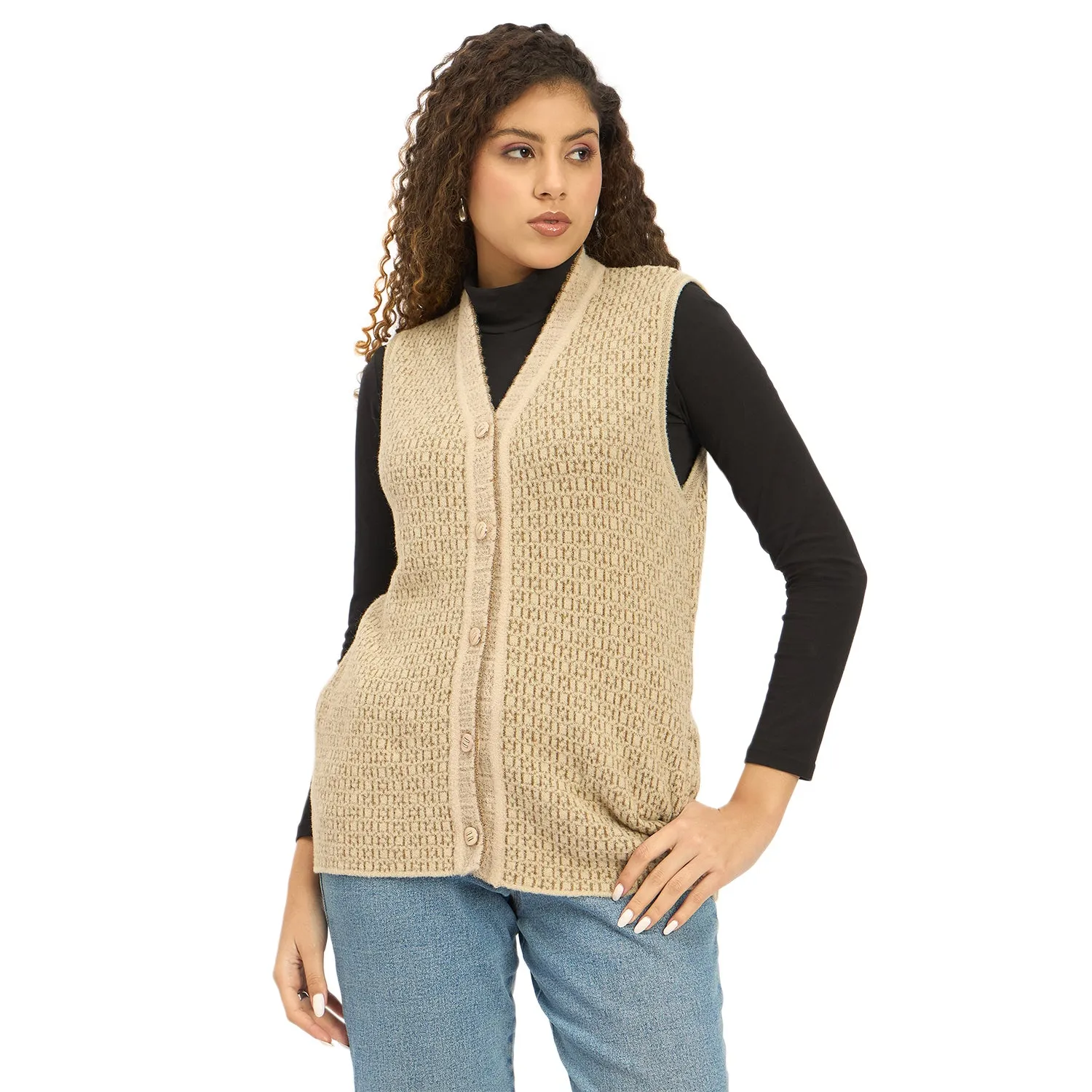 Duke Urban Women Sleeveless Cardigan (SDS1267N)