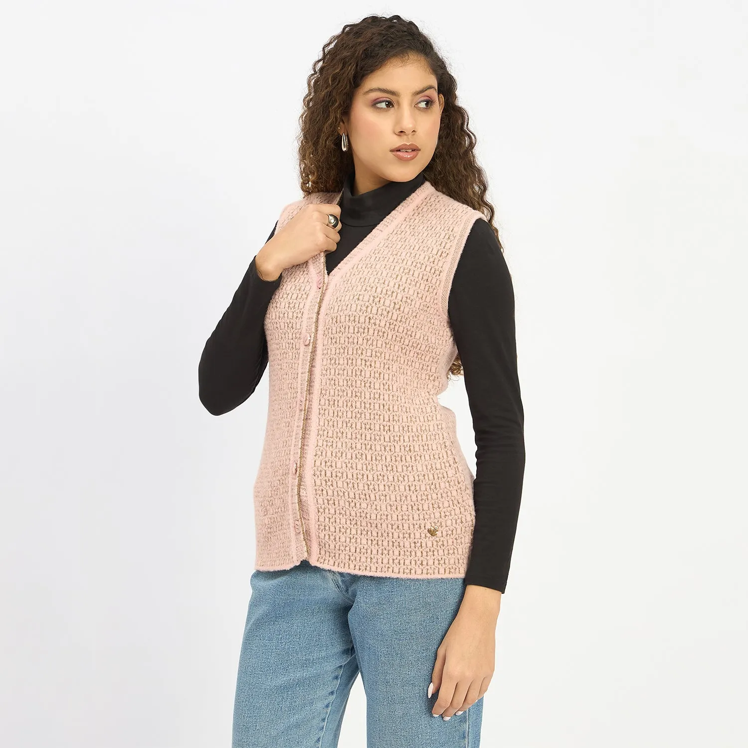 Duke Urban Women Sleeveless Cardigan (SDS1267N)