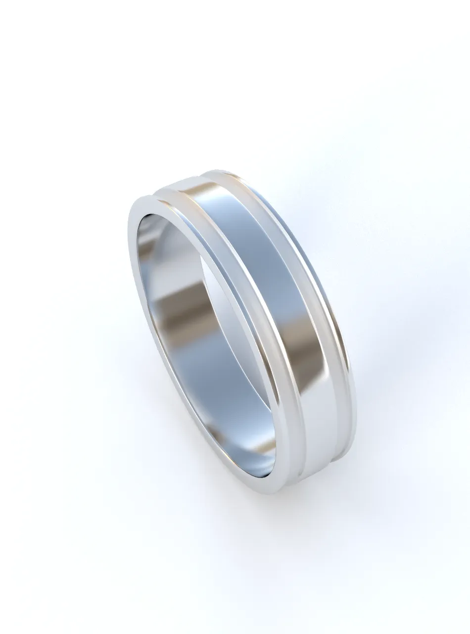 Duo Textured Ring