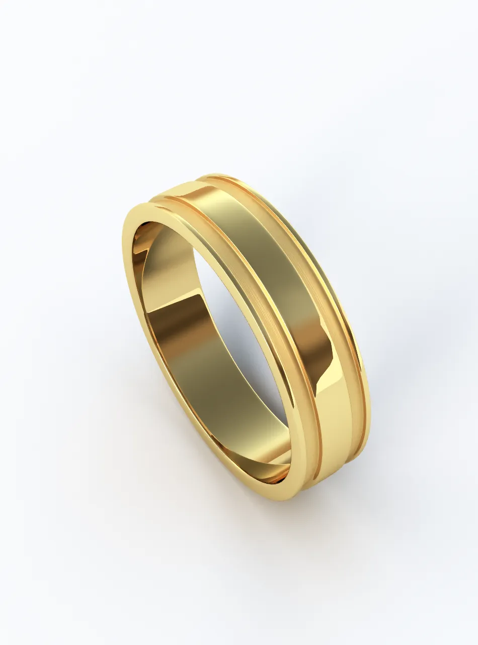 Duo Textured Ring