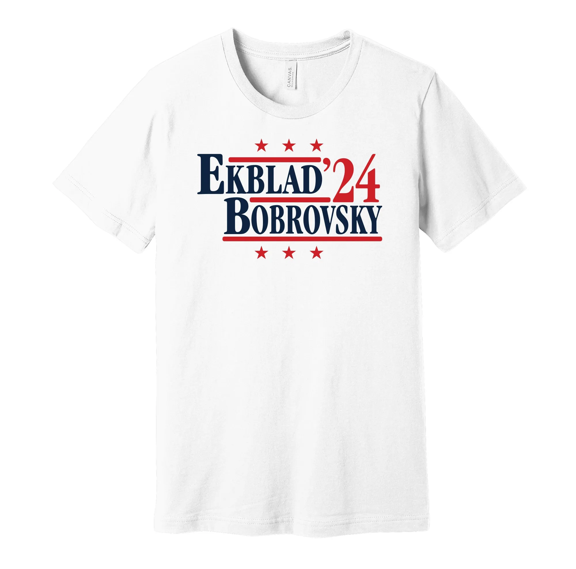 Ekblad & Bobrovsky '24 - Florida Political Campaign Parody T-Shirt - Hyper Than Hype Shirts