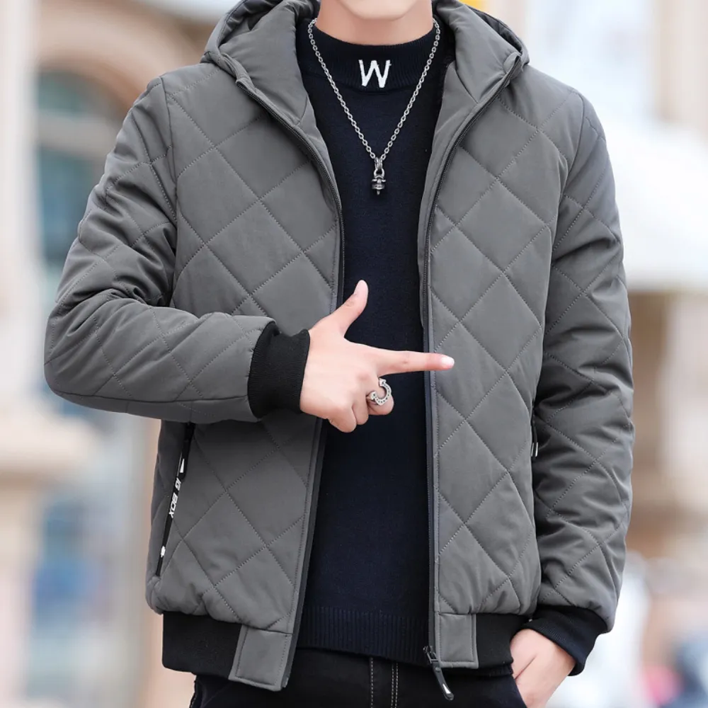 Elie Men's Hooded Jacket: Stylish and Cosy