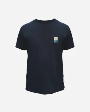 ELSK® PCH BAGSØ WOOL MEN'S T-SHIRT - DARK NAVY