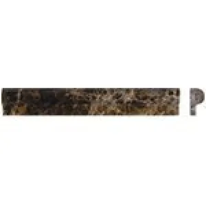 Emperador Marble Polished 2" X 12" Ogee Rail Liner Trim
