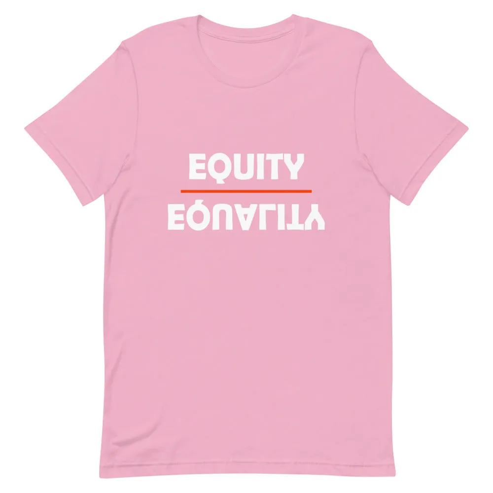Equity Over Equality - Bold - White - Short-Sleeve Unisex T-Shirt