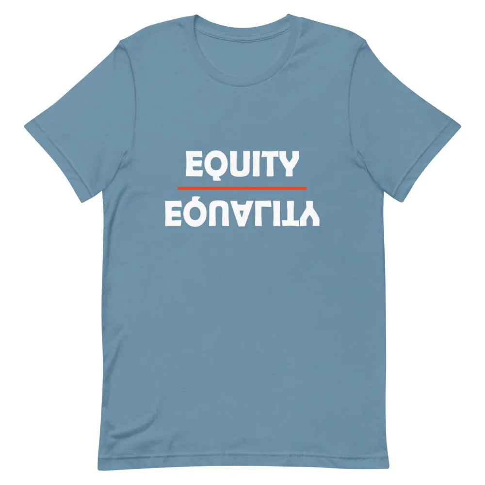 Equity Over Equality - Bold - White - Short-Sleeve Unisex T-Shirt