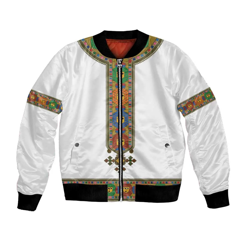 Ethiopia Saba Kemis Habesha Style Bomber Jacket LT15