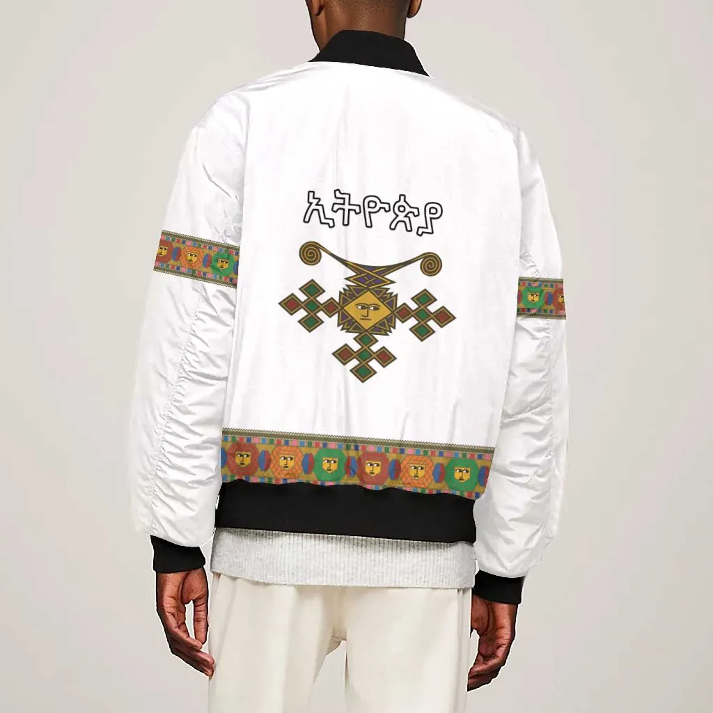 Ethiopia Saba Kemis Habesha Style Bomber Jacket LT15