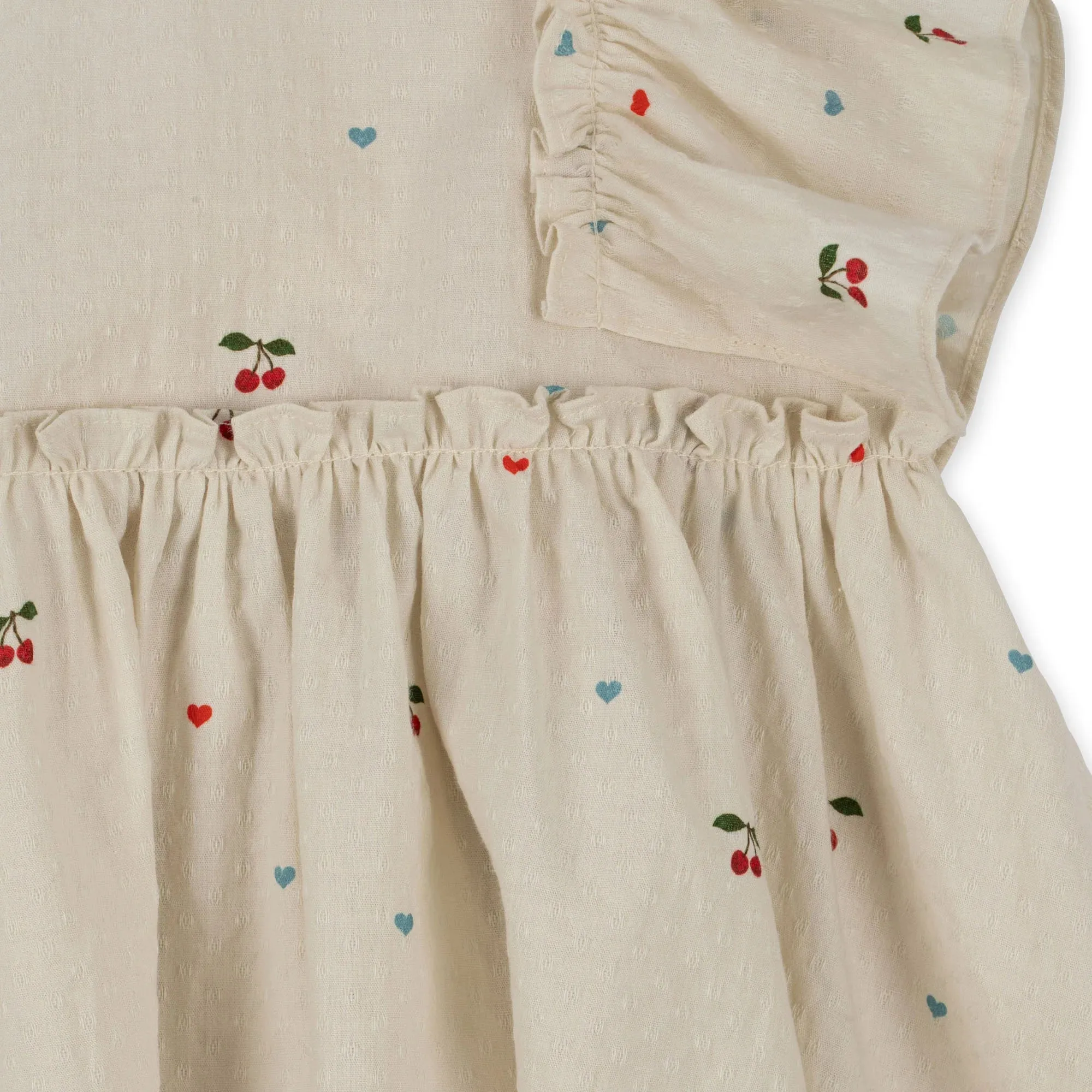 EVIA BOW DRESS - CHERRY COEUR
