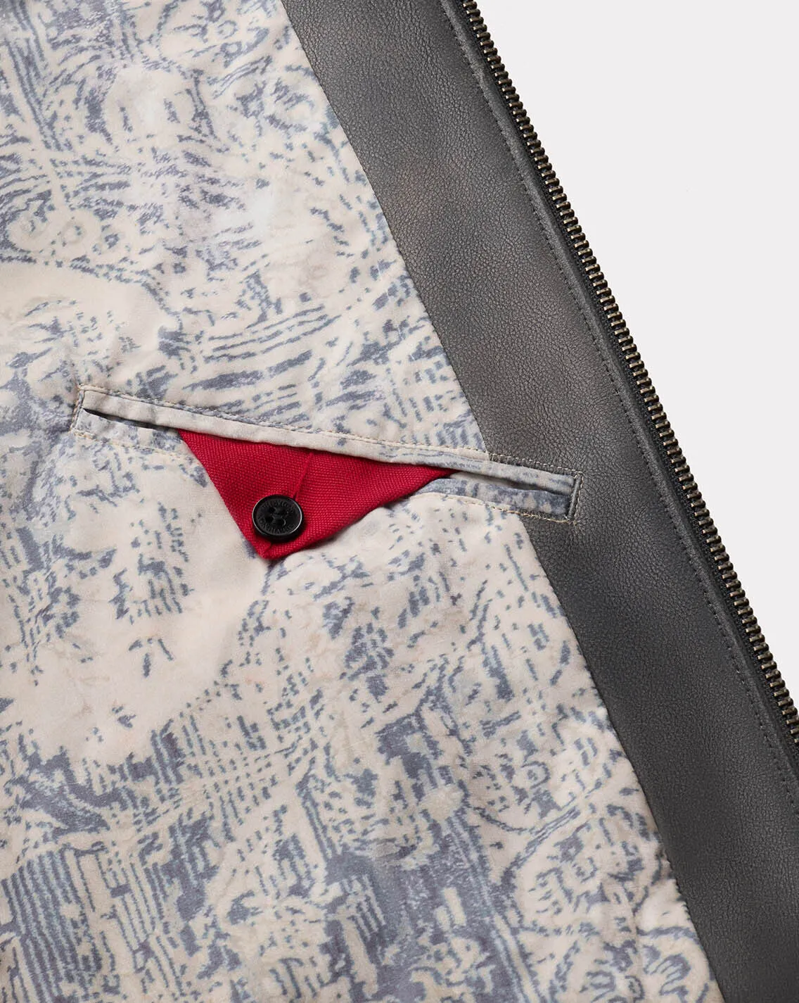 EXCLUSIVE SURPLU LEATHER JACKET IN BLUE