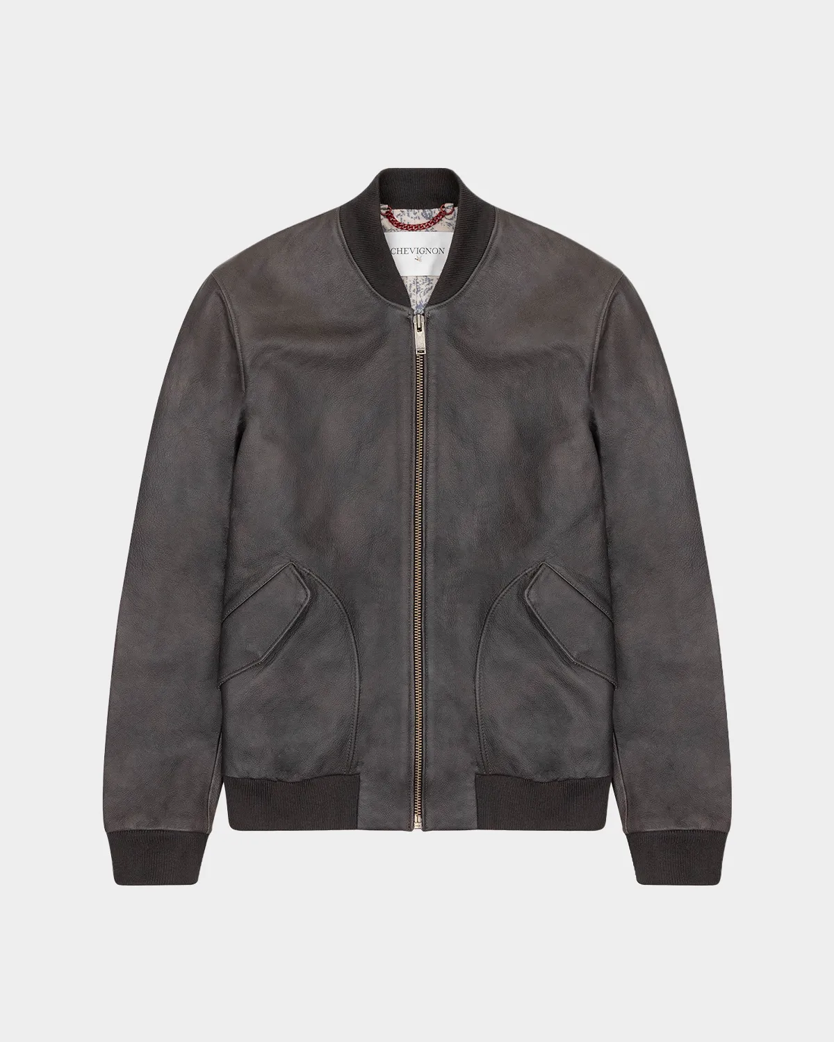 EXCLUSIVE SURPLU LEATHER JACKET IN BLUE