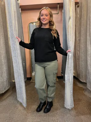 Favorite Cozy Sweater/Black
