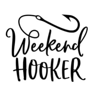 Fishing Weekend Hooker  Soft White Short Sleeve T-shirt