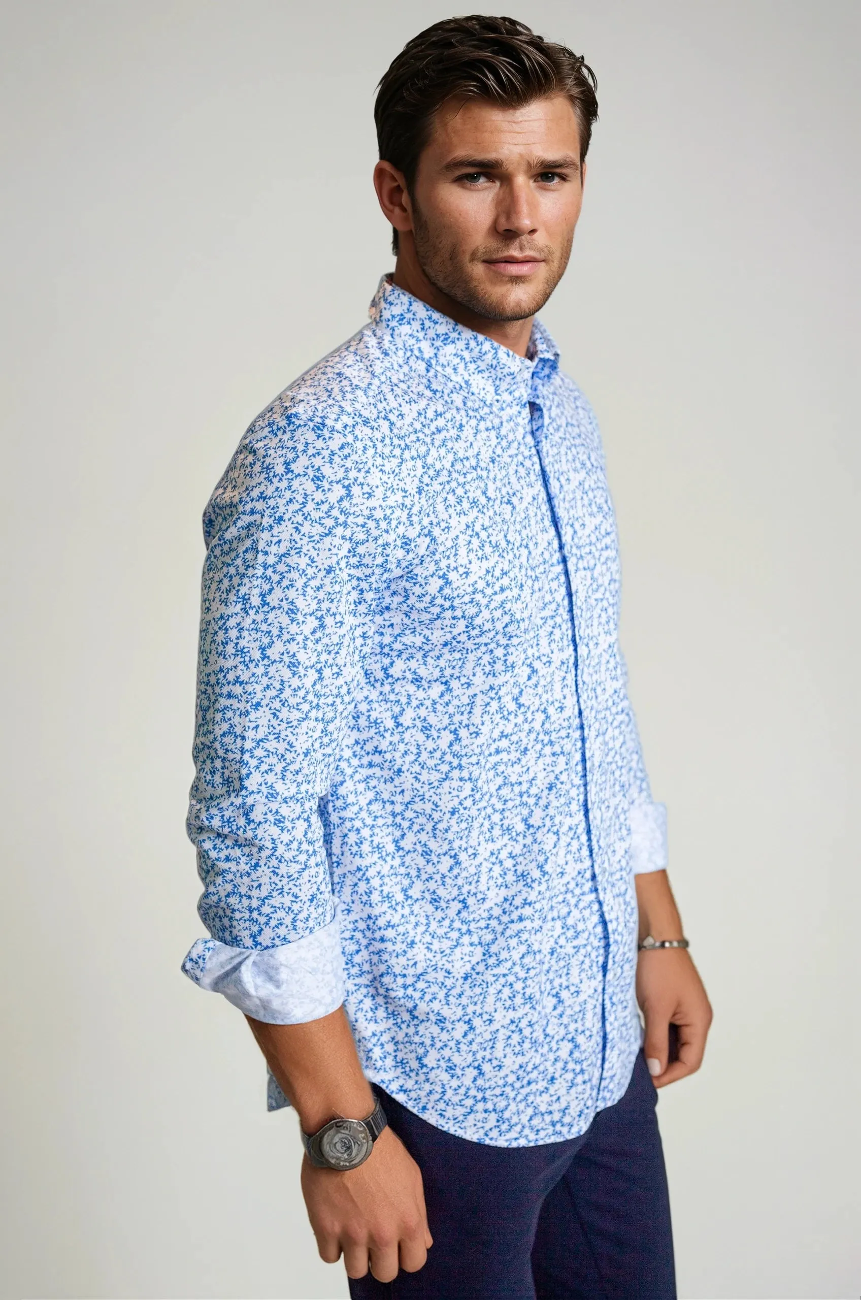 Five-O Floral Long Sleeve Tech Shirt