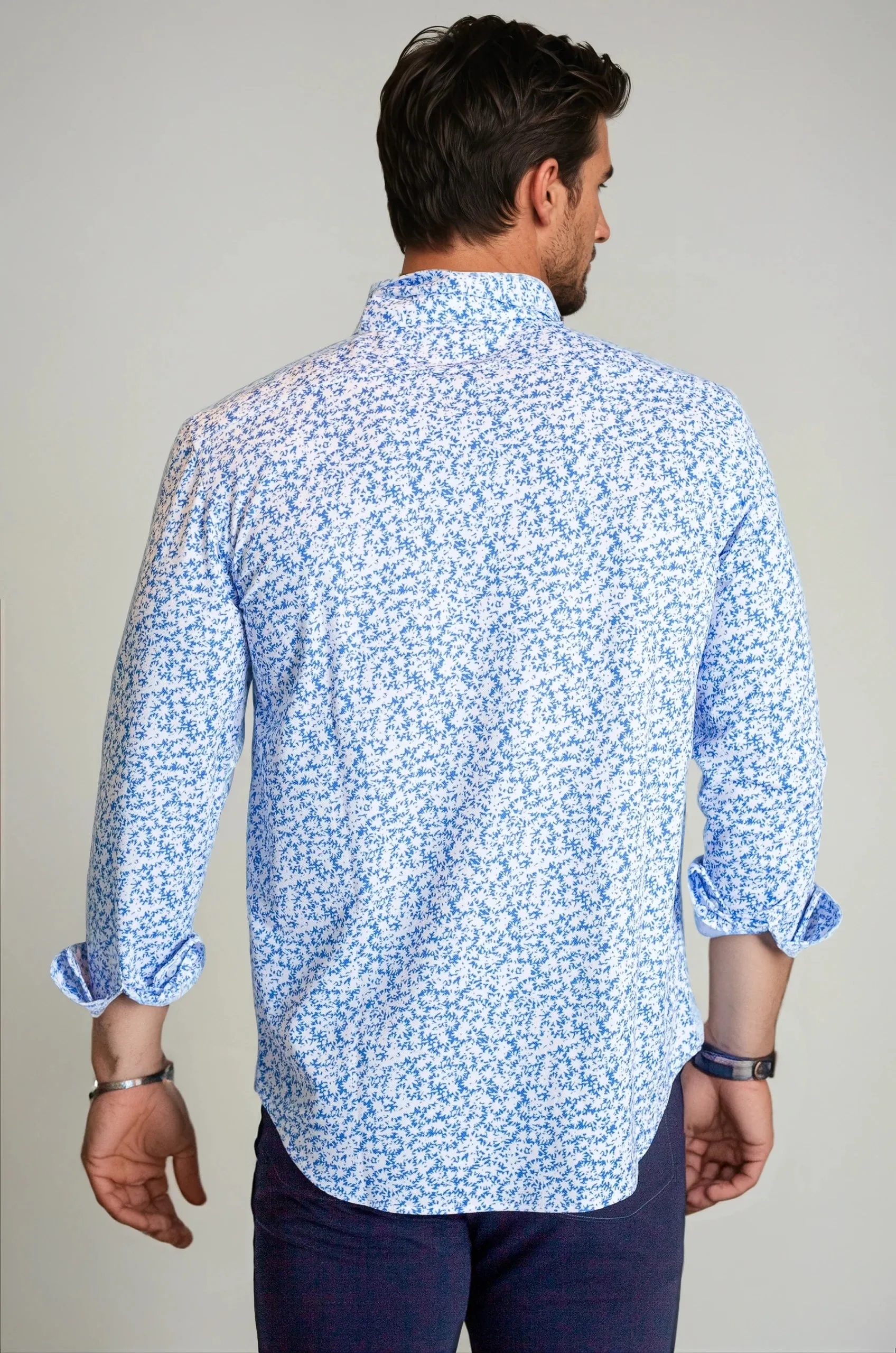 Five-O Floral Long Sleeve Tech Shirt