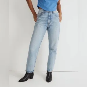 *Flaw - Small Hole Back Pocket* Madewell NWT Petite Curvy 90s Straight Jeans 24P
