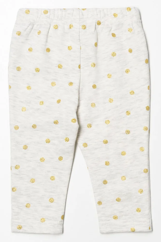Fleece Leggings Natural