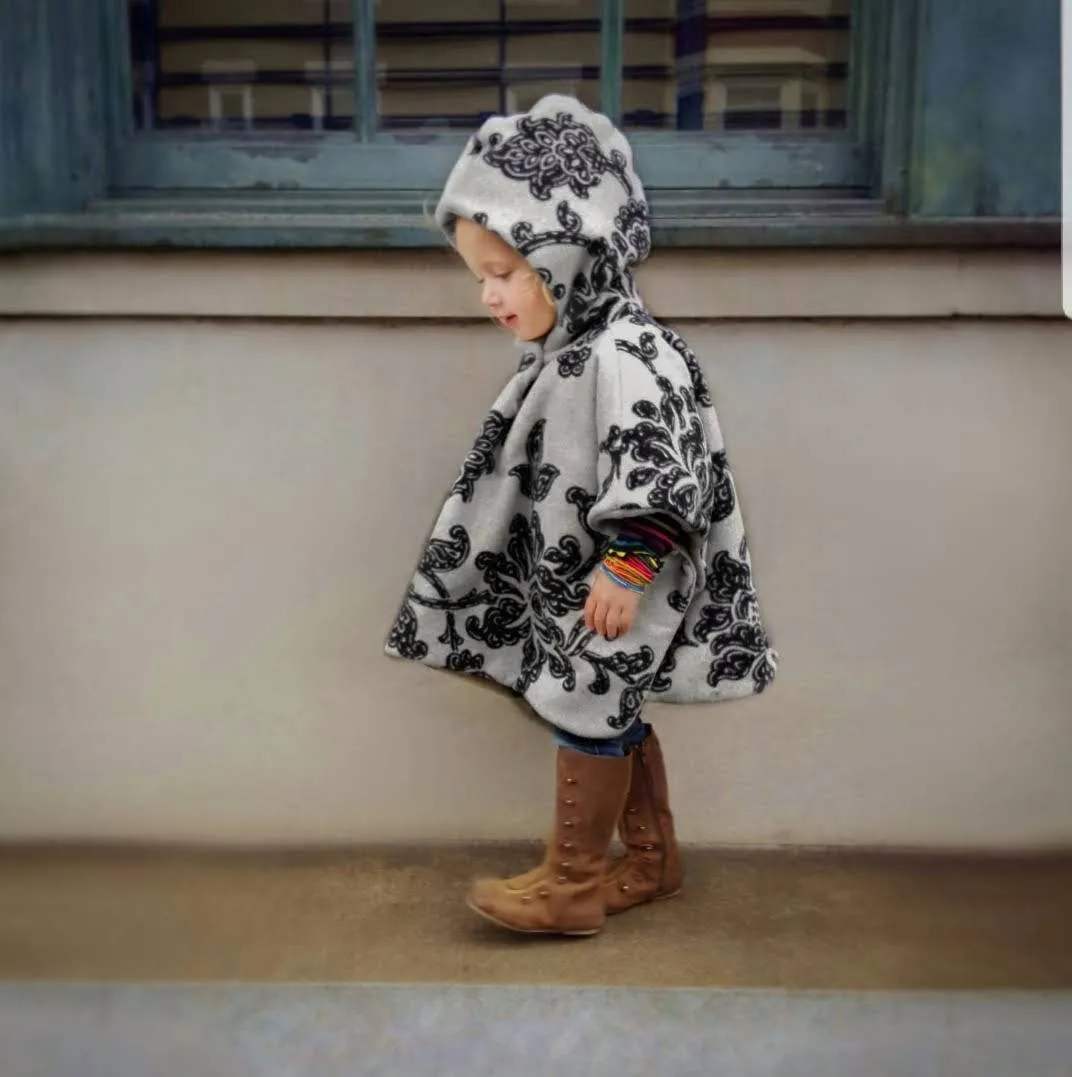 Floral Fleece Car Seat Poncho