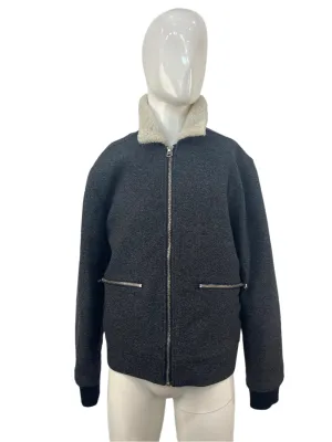 Forever 21 Sheepskin Collared Jacket