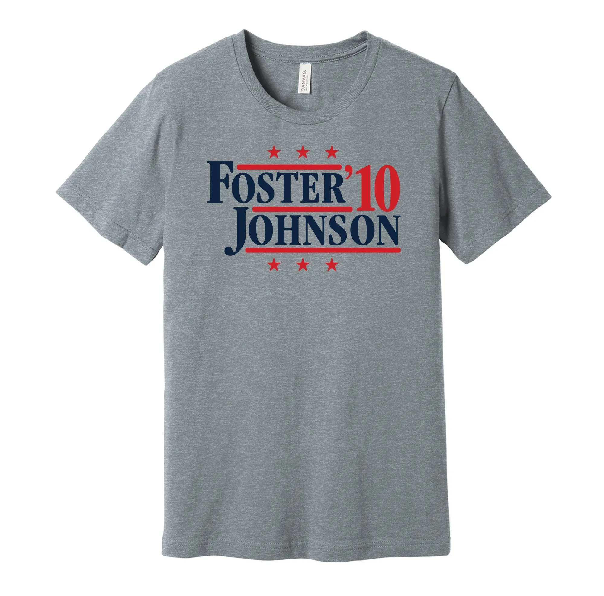 Foster & Johnson '10 - Houston Football Legends Political Campaign Parody T-Shirt - Hyper Than Hype Shirts