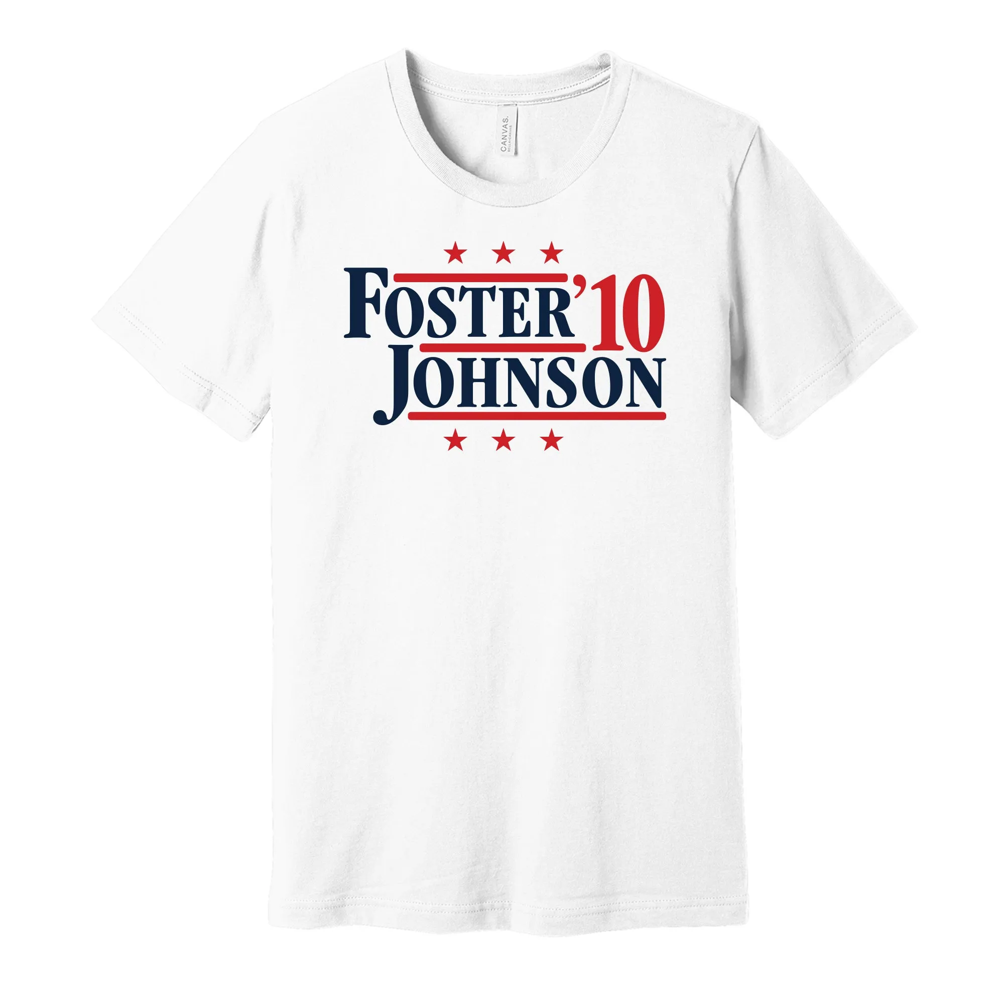 Foster & Johnson '10 - Houston Football Legends Political Campaign Parody T-Shirt - Hyper Than Hype Shirts