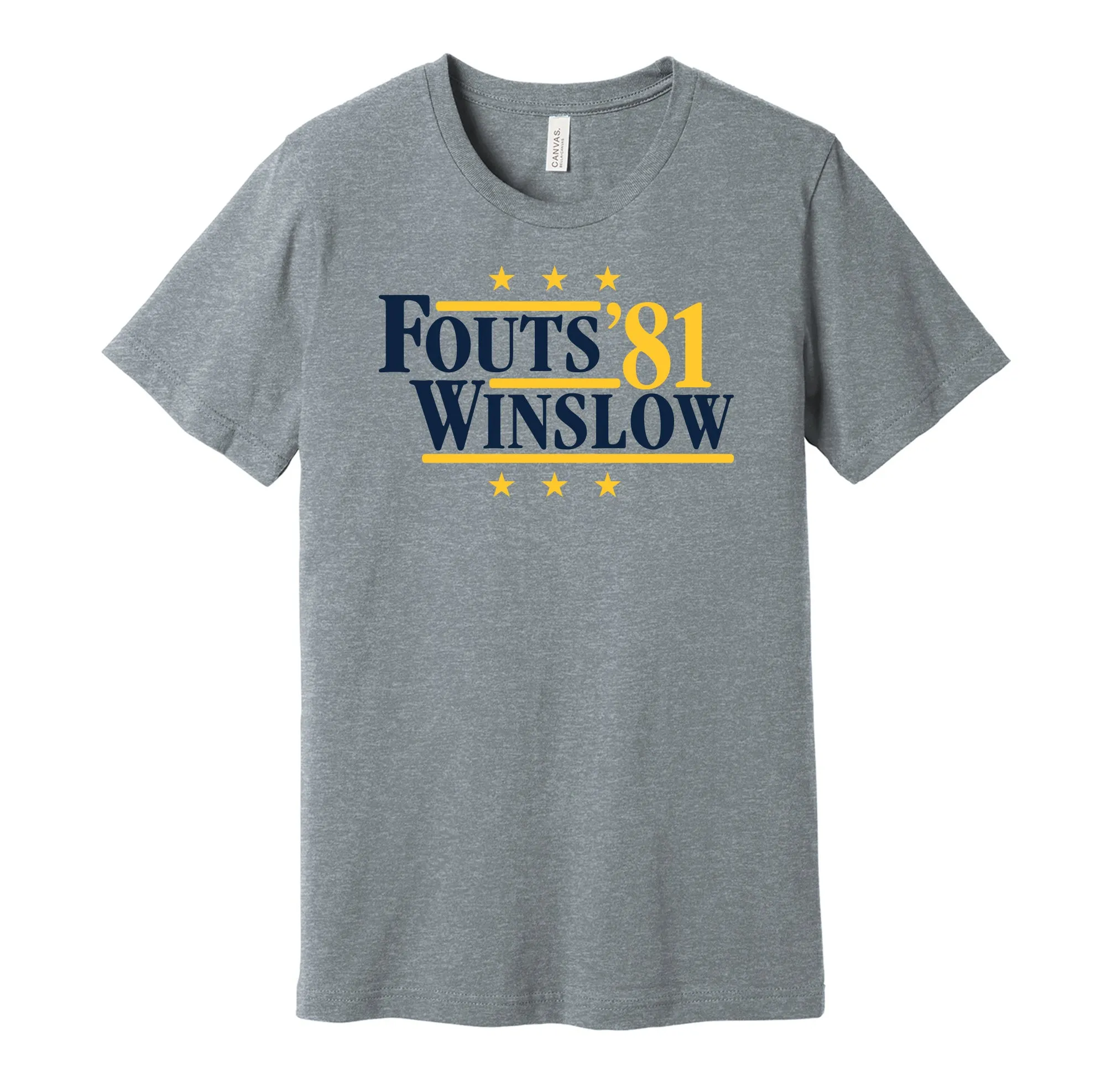 Fouts & Winslow '81 - San Diego Football Legends Political Campaign Parody T-Shirt - Hyper Than Hype Shirts