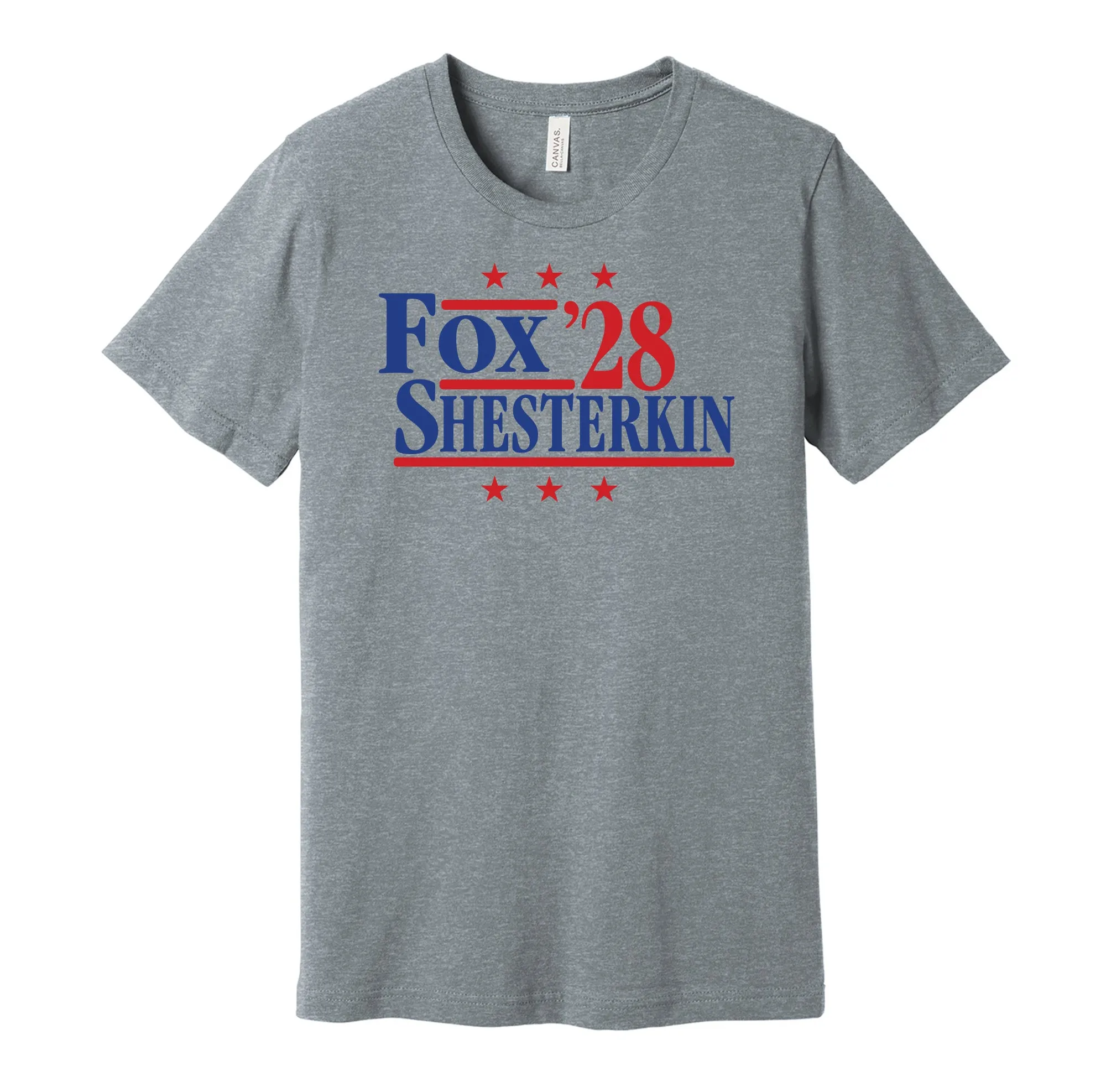 Fox & Shesterkin '28 - New York Hockey Political Campaign Parody T-Shirt - Hyper Than Hype Shirts
