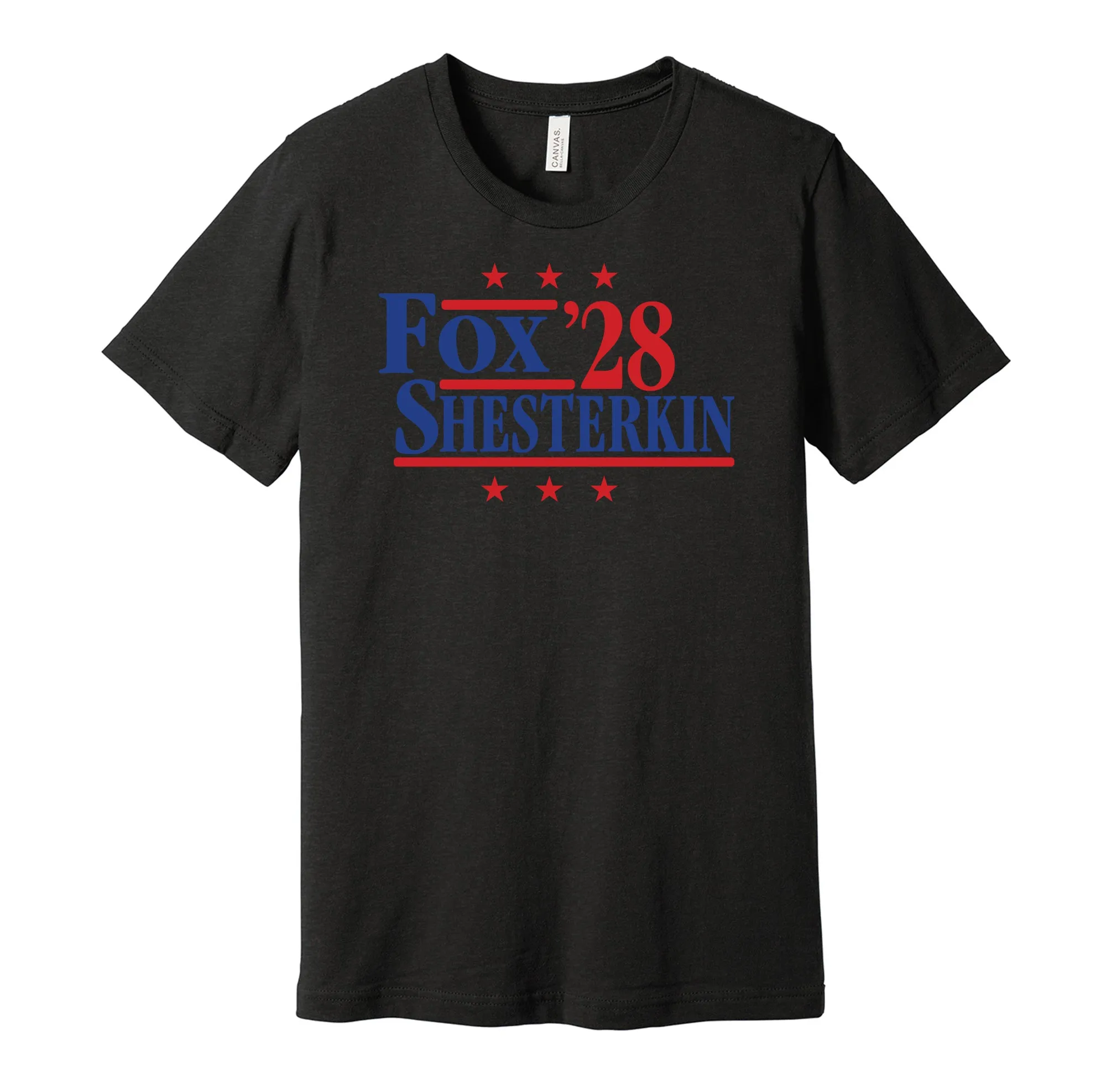 Fox & Shesterkin '28 - New York Hockey Political Campaign Parody T-Shirt - Hyper Than Hype Shirts