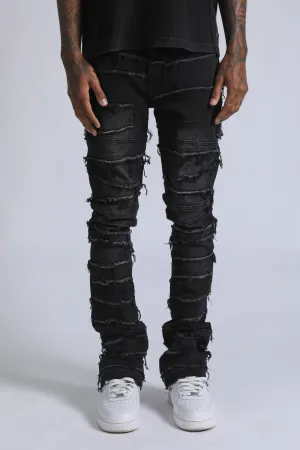 Fray Jean - Washed Black
