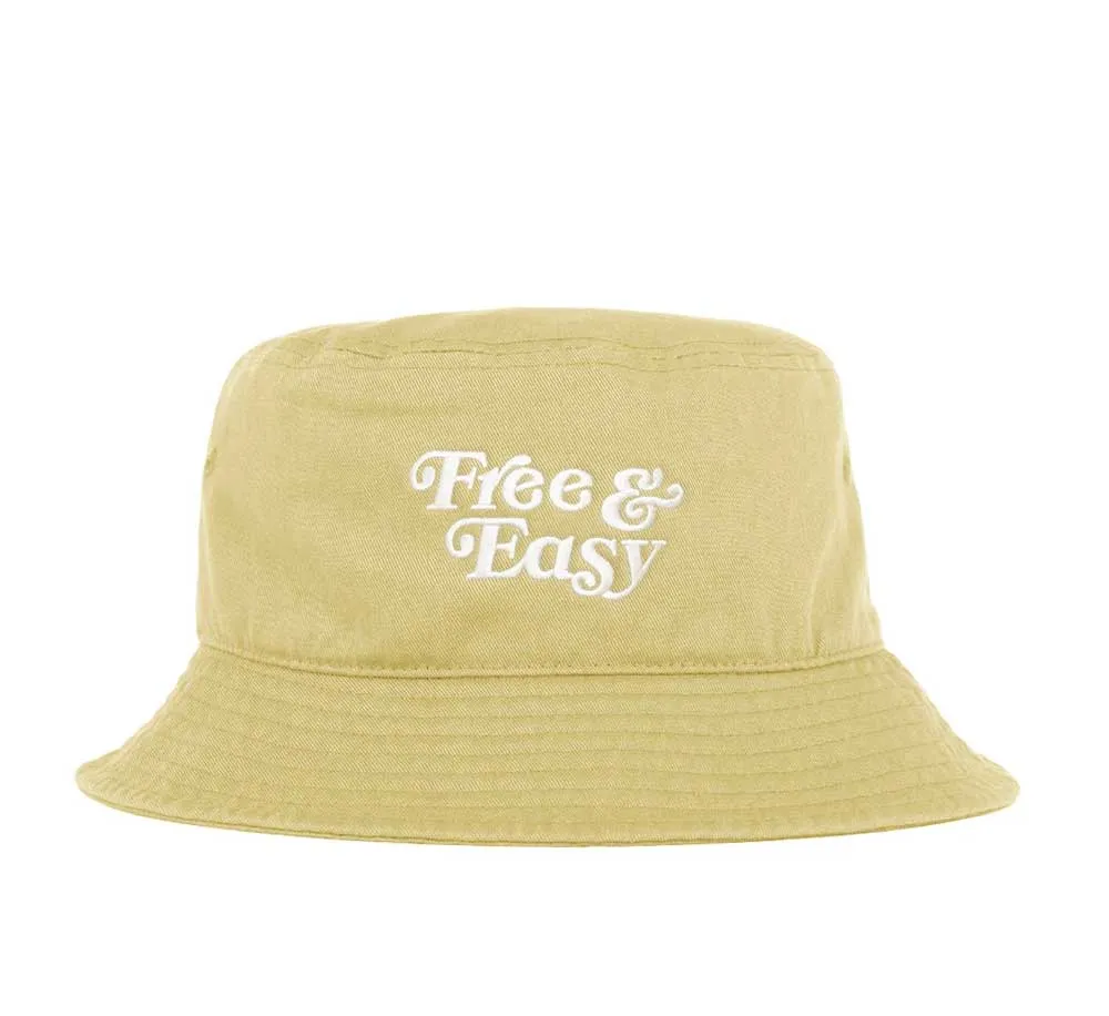 FREE & EASY DON'T TRIP BUCKET HAT