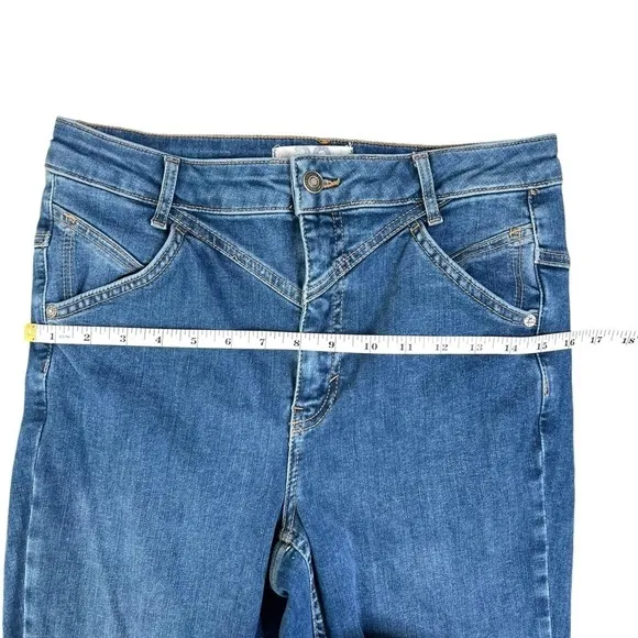 Free People We The Free Riley Seamed Cropped Ankle Length Skinny Jeans Size 30