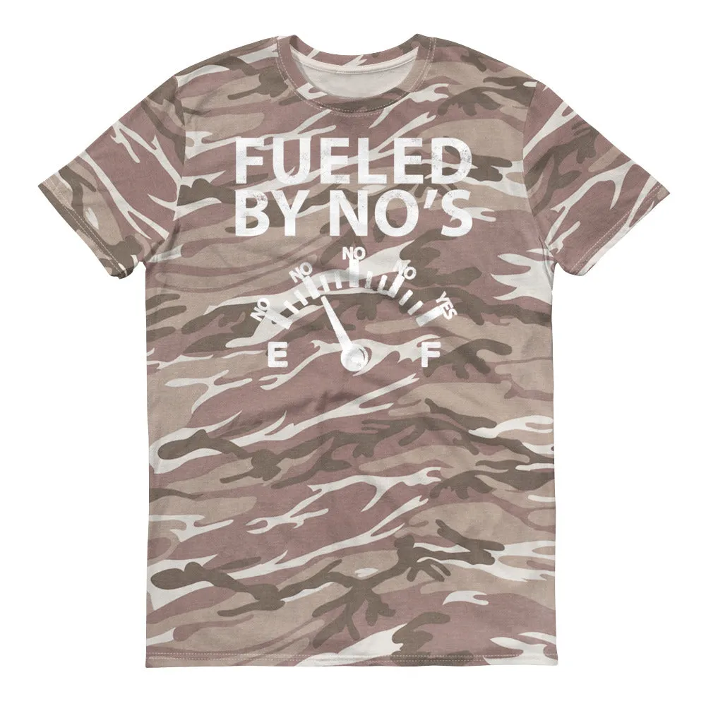 FUELED BY NO'S CAMO Short-sleeved Camouflage t-shirt