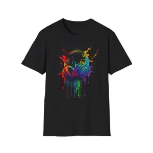 Gamer Headphones Unisex Softstyle T-Shirt