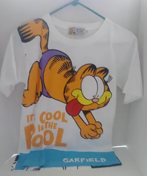 Garfield T-Shirt Its Cool In The Pool
