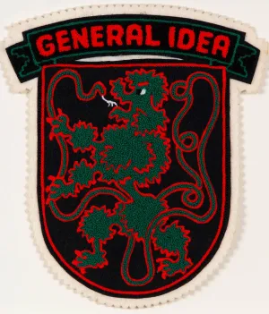 GENERAL IDEA "OUROBOROS" CHENILLE CREST, 1988