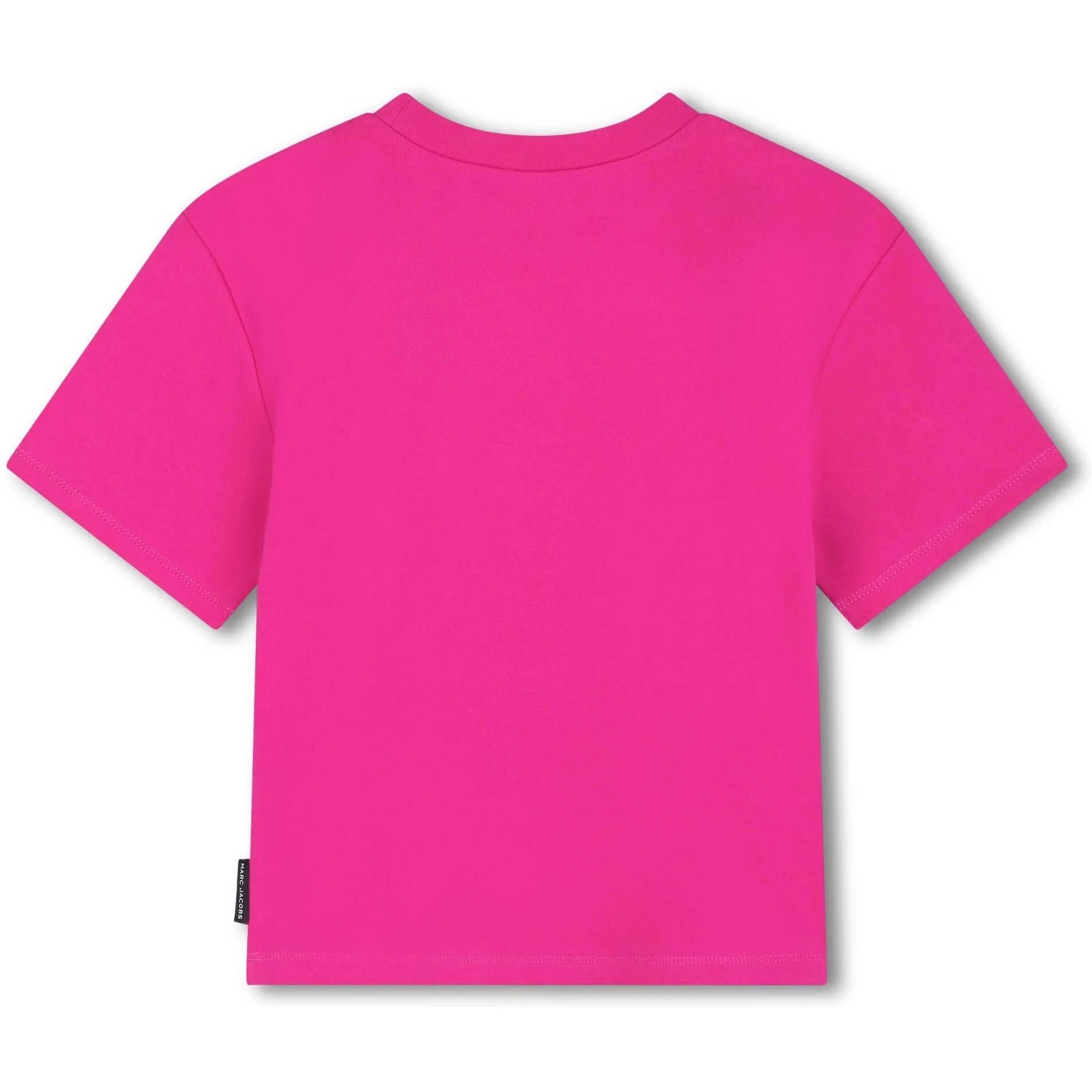 Girls Pink Short Sleeve Bag T-shirt