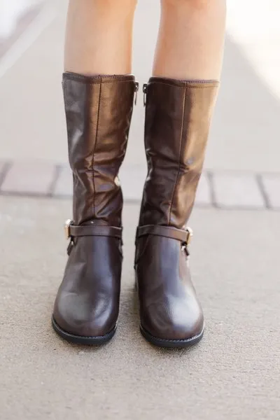 Girls: The Evelyn Brown Riding Boots