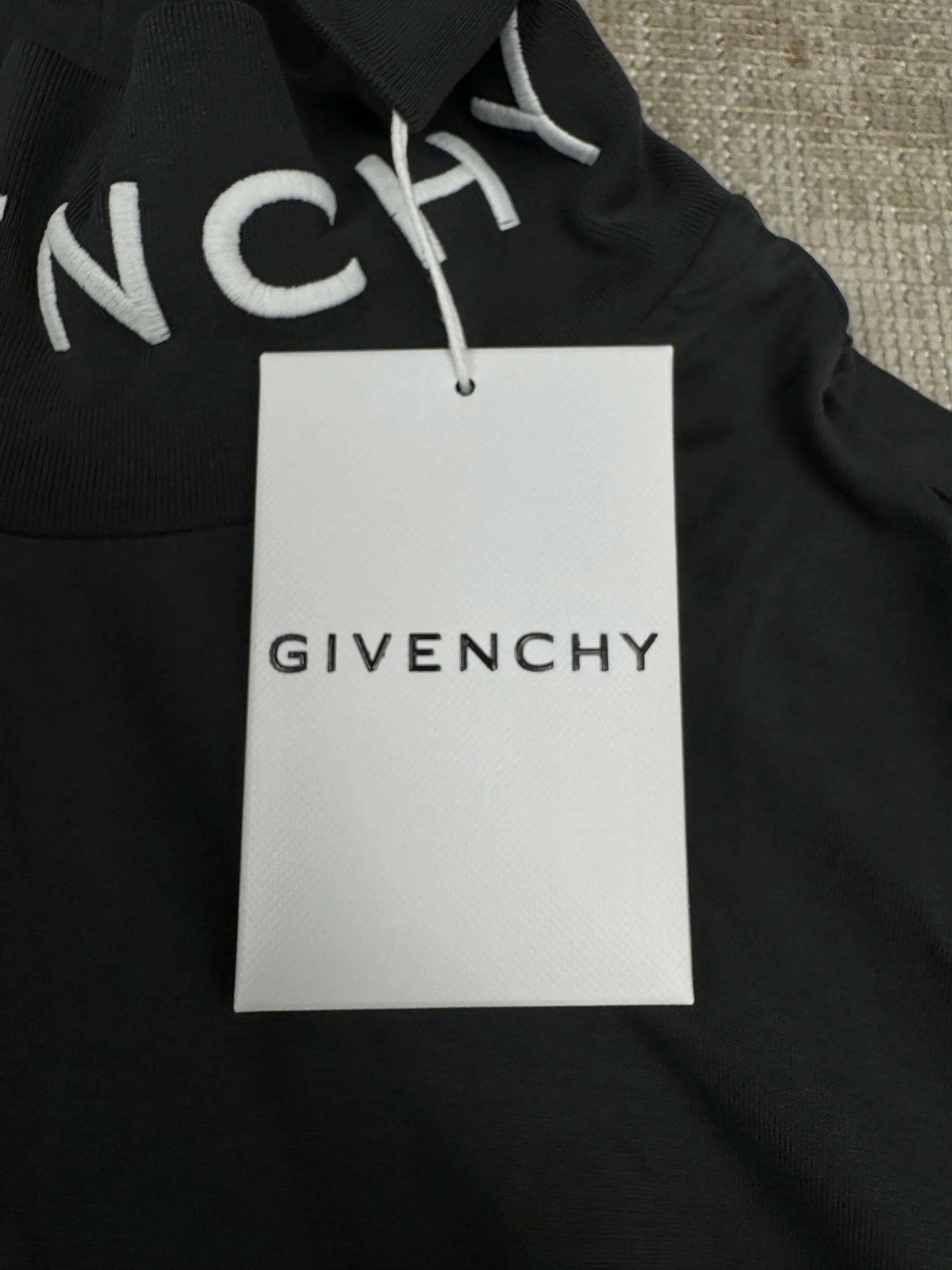 Givenchy Embroidered Cotton Turtleneck - Grey (Unused)