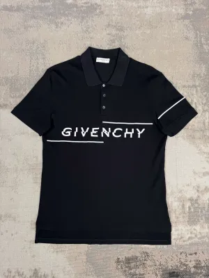 Givenchy Split Polo - Black